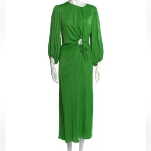 Farm Rio Kelly Green Crew Neck Dress Size Small